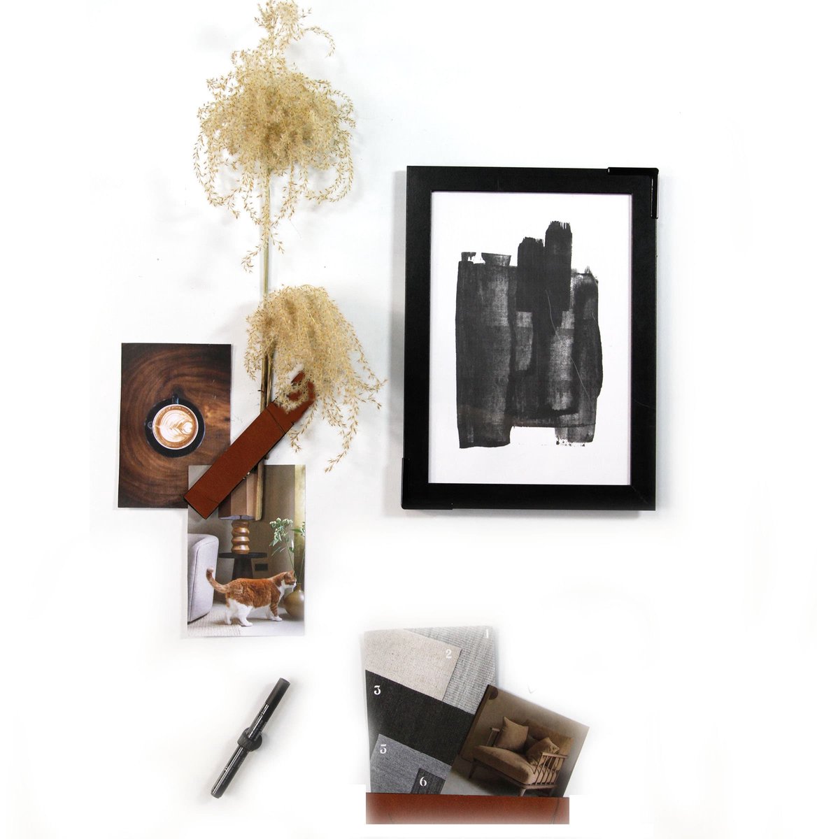 Starters Kit - Zelfklevend Magneetbehang Wit Met Accessoires - 60x150cm - Kamer26