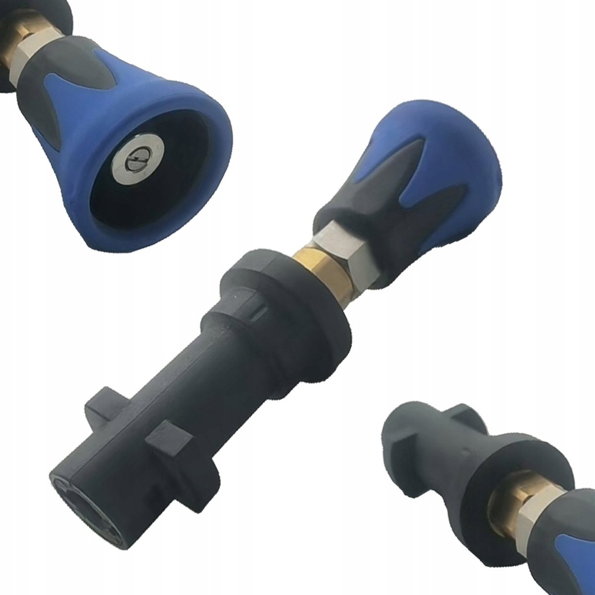 Rosfix Hogedruklans Vervanging - Spuitmond Platstraal 15° Blauw - Bayonet 4000 psi - Geschikt voor Kärcher