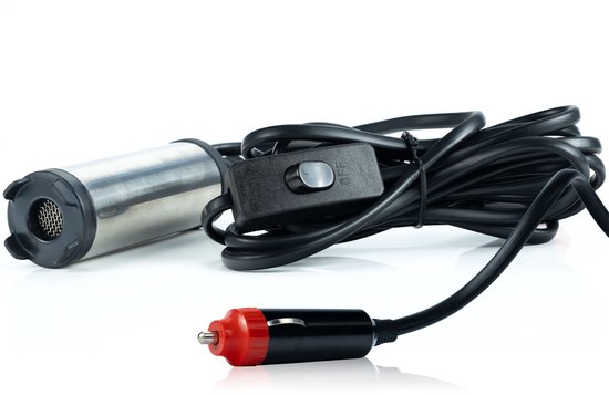 Rosfix Brandstofpomp 12V - Aansteker Aansluiting - 12 L/min, RVS Behuizing, 16 mm Slangverbinding — afbeelding 4