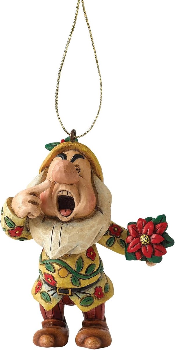 Disney Traditions Sneezy Hangend Ornament - Wit