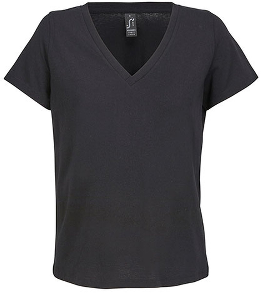 SOL'S Women´s V-Neck T-Shirt Regent L04766 - Deep Black - M