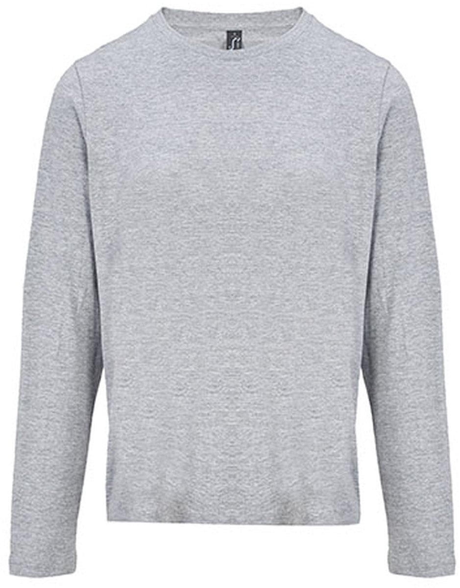 SOL'S Women´s Monarch Long Sleeve T-Shirt L04443 - Grey Melange - S
