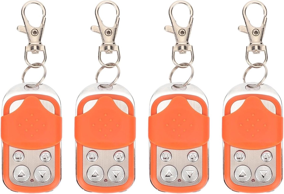 Automatische Deur Opener Set met 4 Stuks, 433.92MHz Afstandsbediening voor Garage, Schuur en Ondergrondse Toegang