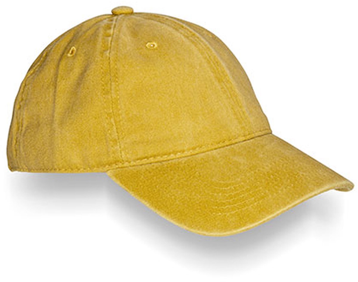Result Pure Cotton Vintage Cap RH092 - Vintage Mustard - One size