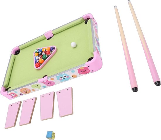 Mini Pooltafel - Kinder Biljart - Familie Entertainment - Draagbaar Lichtgewicht - 51x32cm - Niet gespecificeerd van mini — afbeelding 5