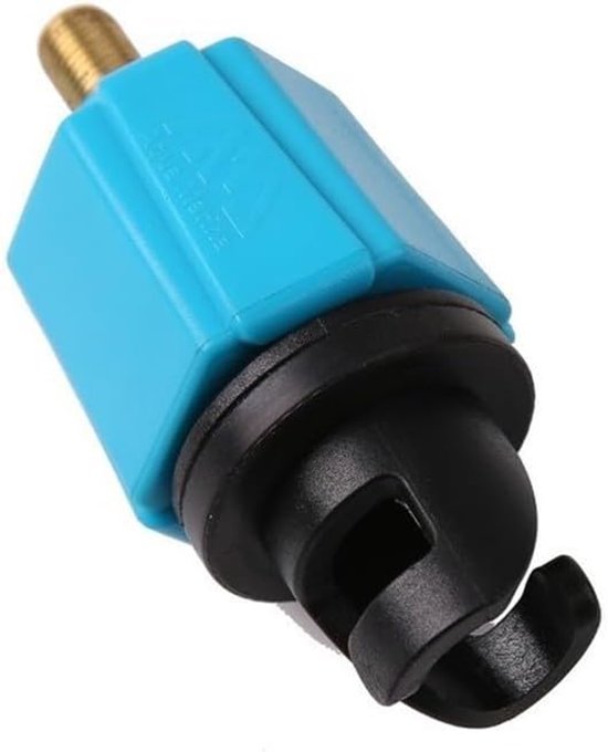 Ventiel Adapter - Luchtpomp Connector - Watersport Opblazen - Brede Compatibiliteit - 7.6mm Stem - Blauw — afbeelding 5