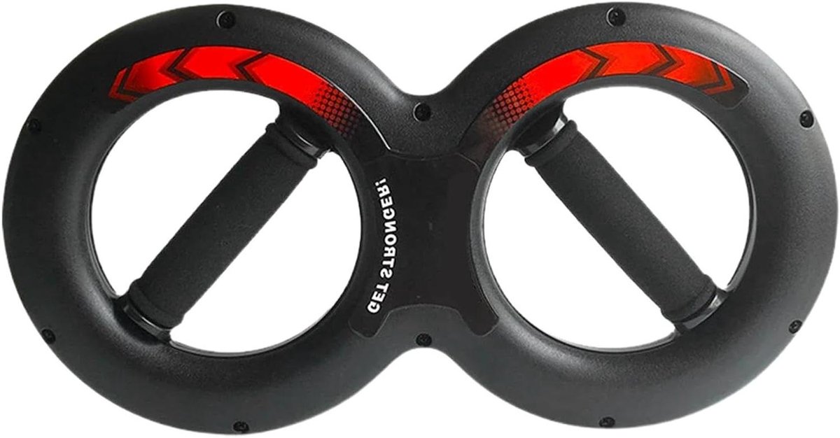 Onderarm Trainer - Gripversterker Pols - Oefenen Armspieren - Compact Lichtgewicht - 15 kg - Zwart