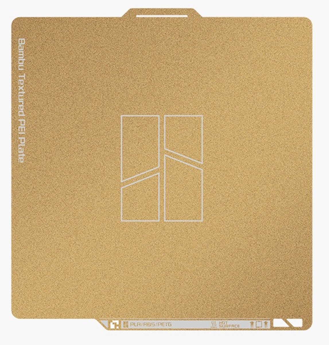 Bambu Lab A1/P1/X1/P2/X2D Textured PEI Build Plate