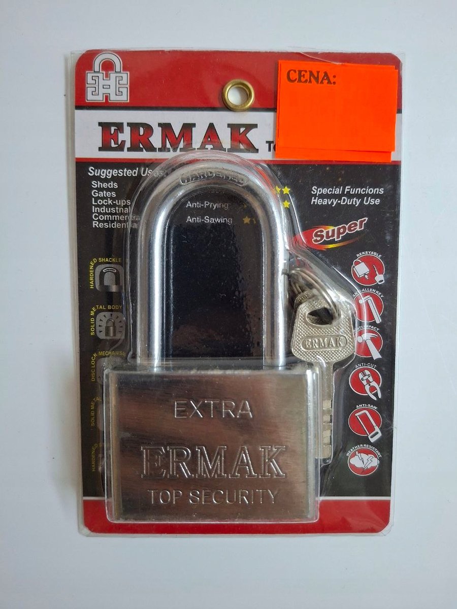 Extra Sterke Beveiligings Hangslot - Anti-inbraak & Anti-zaag