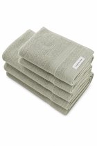 L&G - Badhanddoeken Set - 4 delig - 2 Handdoeken 50x100 cm & 2 Badhanddoeken 70x140 cm - 100% Katoen - Olive Groen – Towel cadeau