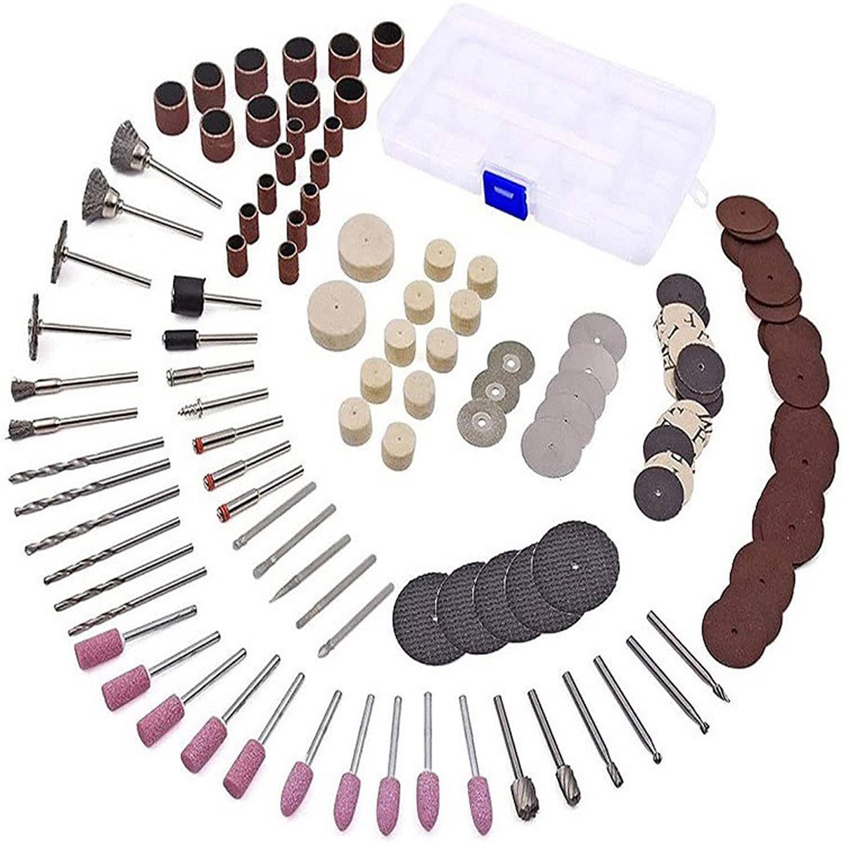 141-delige accessoire set voor elektrische slijpmachines - Slijpen & Polijsten - Geschikt voor elektrische en handslijpmachines - Snijaccessoire combinatie - Multitool