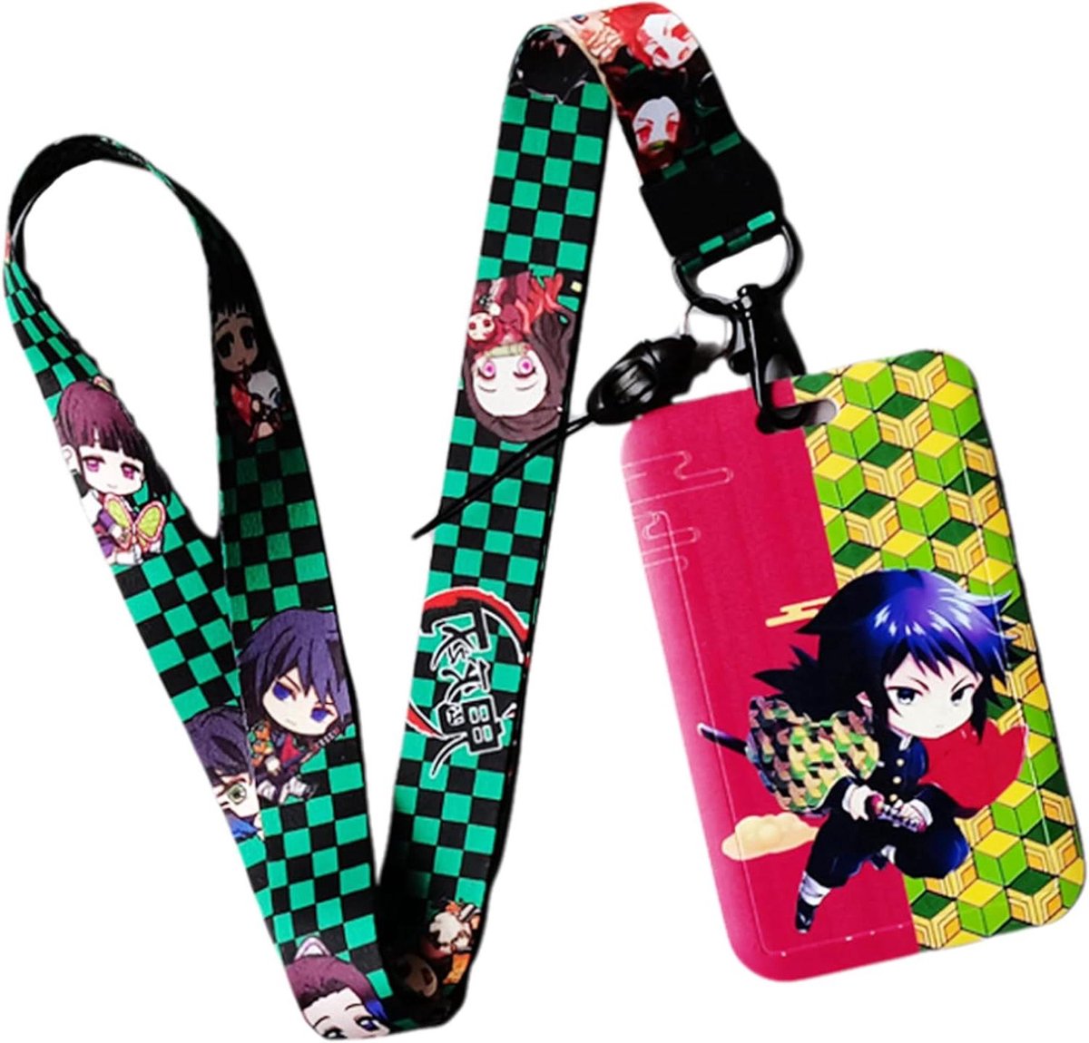 Lanyard met Kaarthouder - Kaartbescherming Set - Identificatie Dragen - Duurzaam Polyester Materiaal - 20 x 2 x 0.1 cm