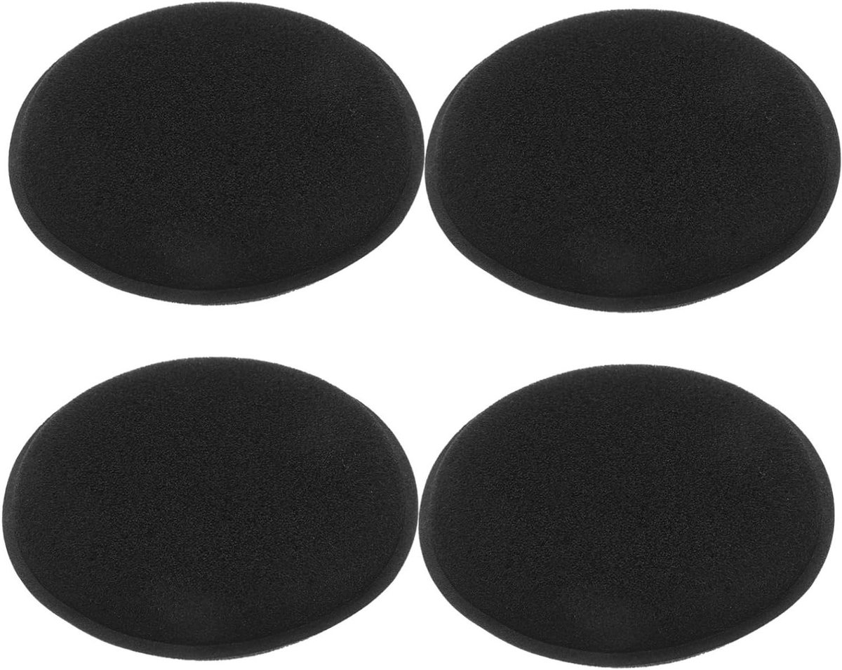 Auto Wax Spons Pads - Polijst Spons - Voertuigen Reinigen - Ergonomische Grip - 10.2 cm - Zwart