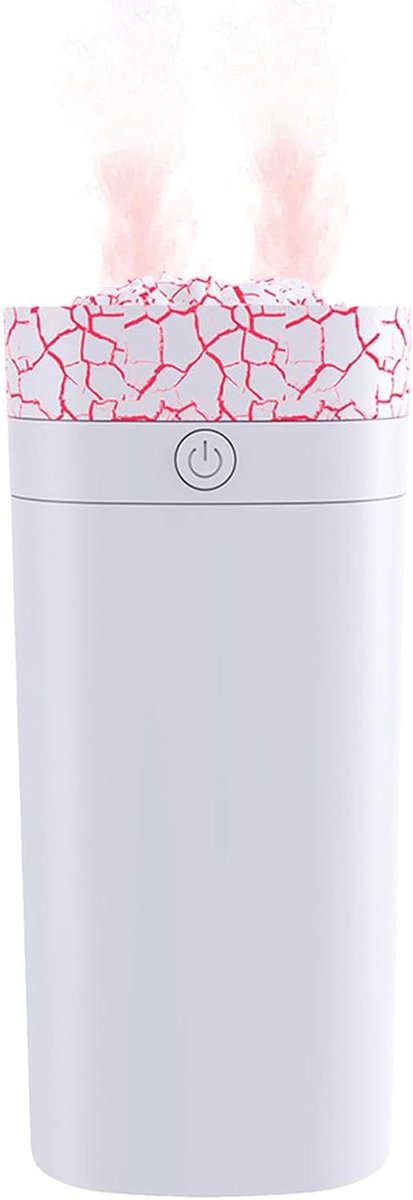 Luchtbevochtiger - Vernevelaar Luchtverfrisser - Slaapkamer Comfort - Dubbele Spray - 17.4 cm - Wit