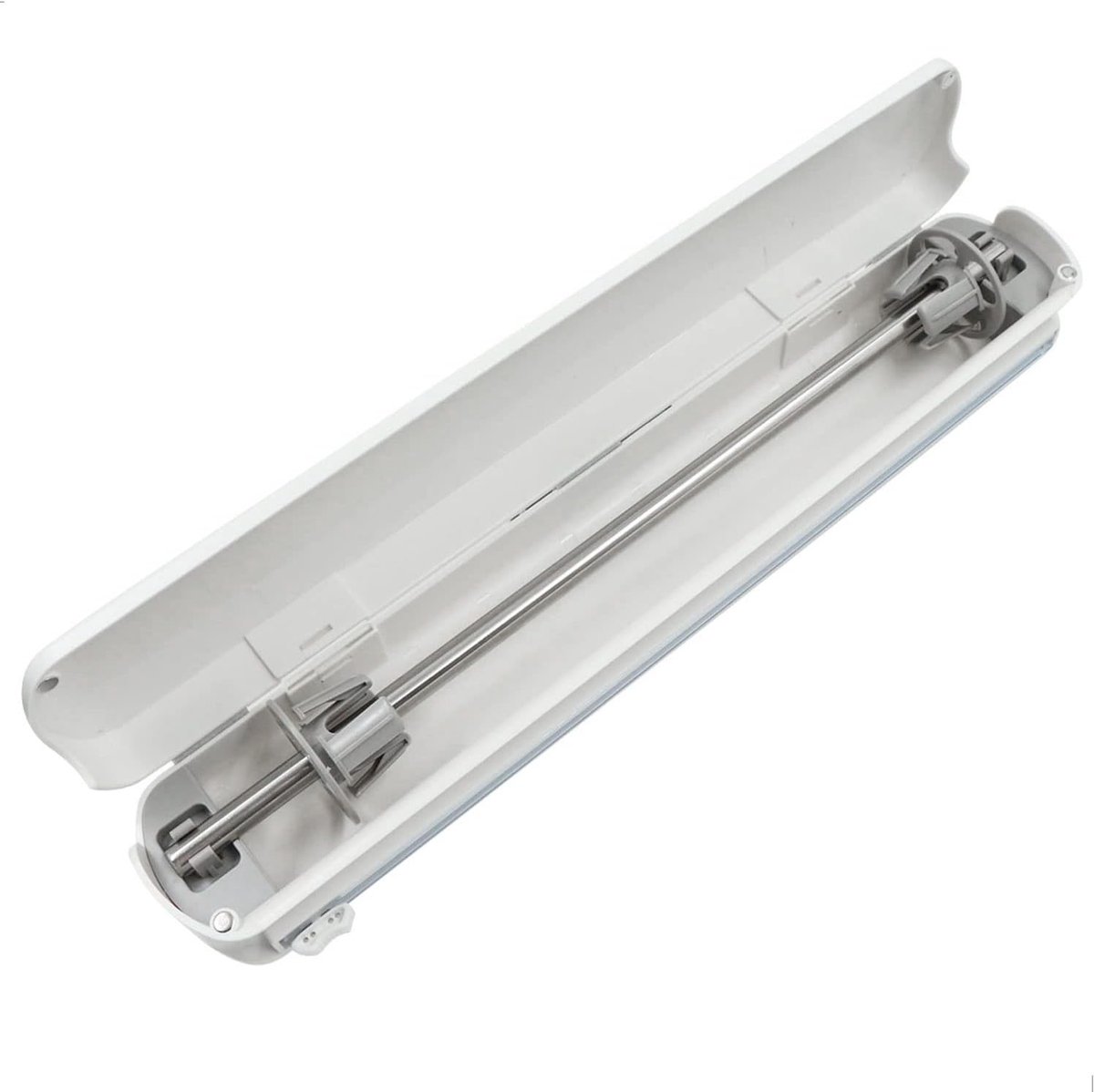 Voedselfoliedispenser - Wit - Snijder voor Folie tot 32 cm - ABS en Roestvrij Staal - Voor Keuken en Restaurant