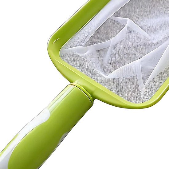 Schepnet Zwembad - Vijvernet Opvangnet - Water Oppervlak Reinigen - Modulaire Handgreep - 20 x 14 x 4 cm - Blauw — afbeelding 3