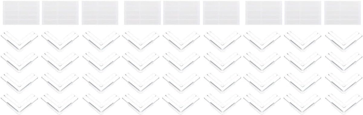 Hoekbeschermers Baby - Meubelbeschermers - Kinderen Beveiligen - Botsbestendig PVC - 36 stuks - Wit