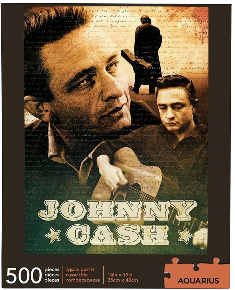 Aquarius puzzel Johnny Cash - 500 stukjes.