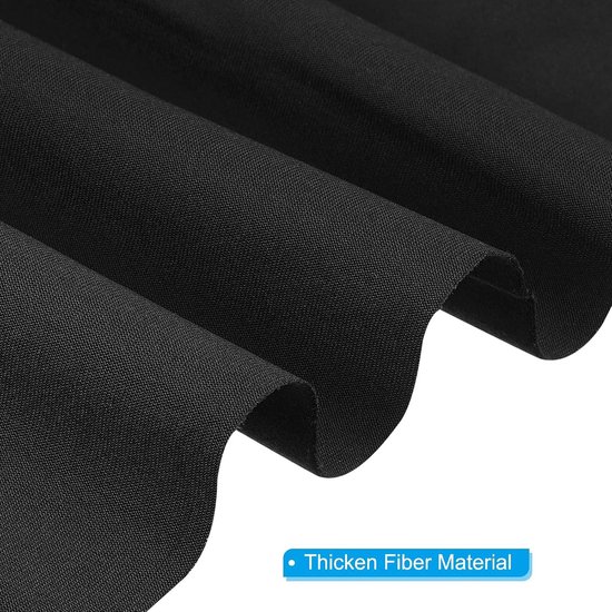 Professionele Biljart Tafel Vilt 2.7m met 6 Vilt Strips - Vervangingsaccessoires voor Snooker en Pooltafels in Zwart — afbeelding 3