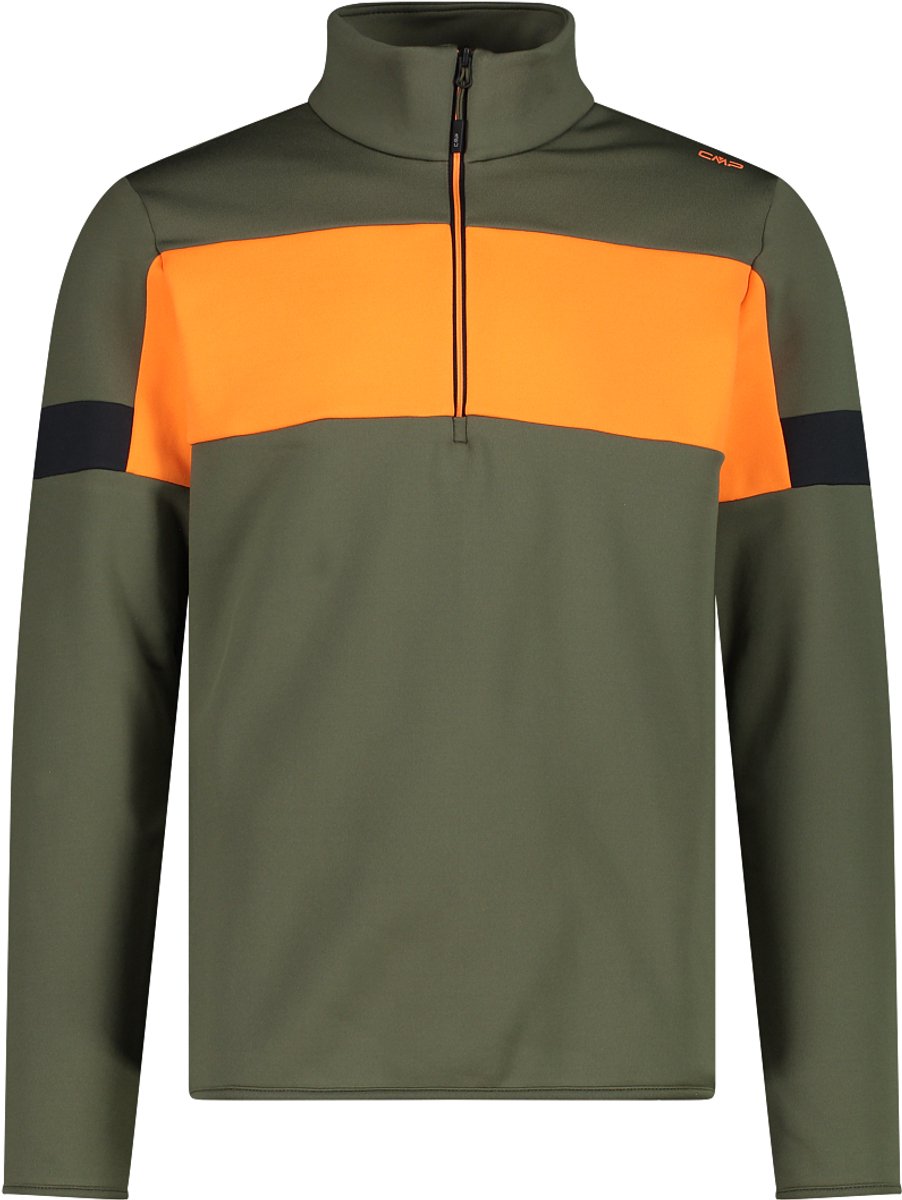 1/4 rits fleece CMP Groen