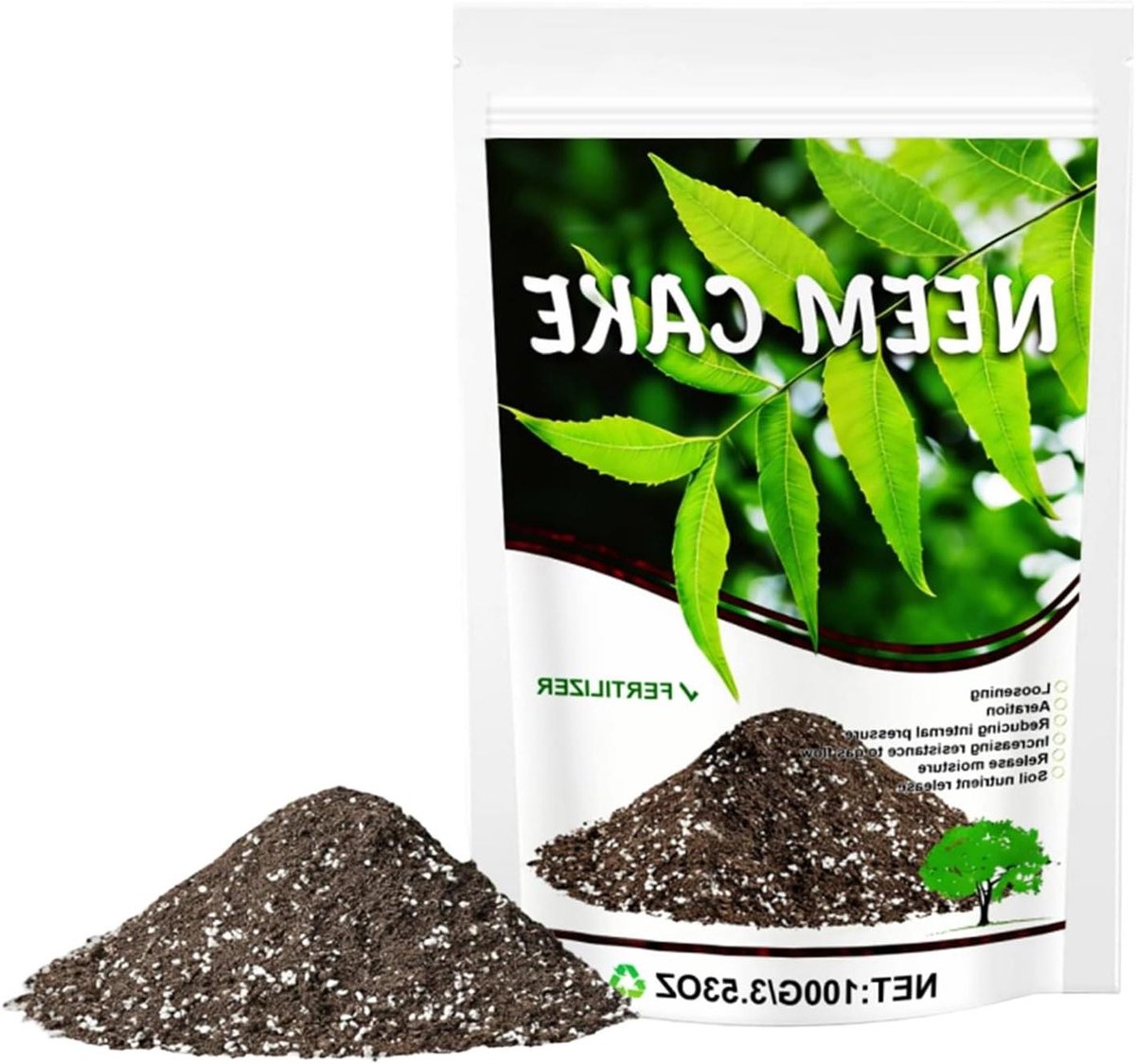 Potgrond Mengsel - Plantenvoeding Grond - Planten Verzorgen - Goed Drainerende Structuur - 100 g - Bruin