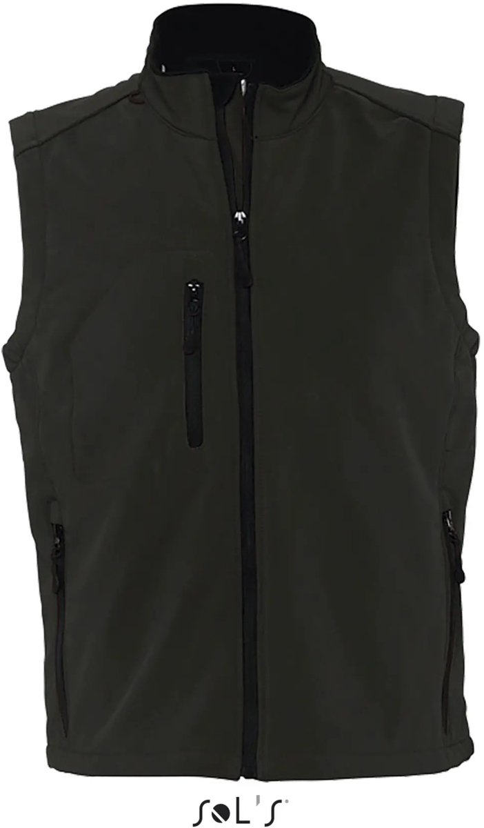SOL'S Men´s Sleeveless Softshell Rallye L846 - Black - 3XL