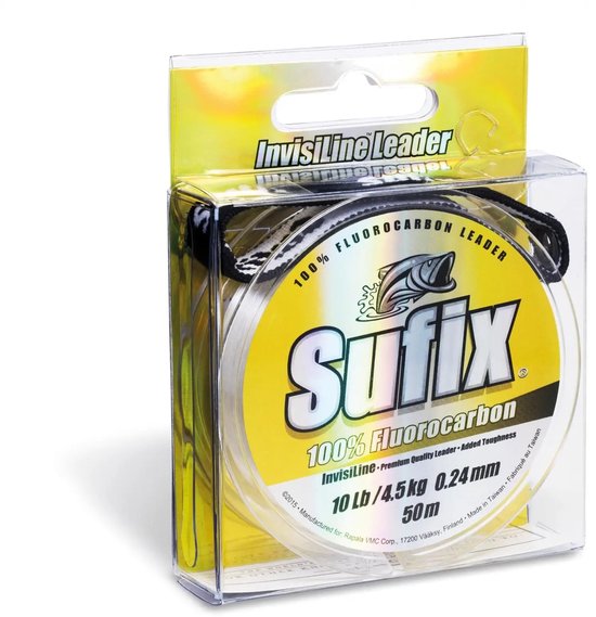 Sufix Invisiline Clear Socket Fluorocarbon - 50m Clear 0.33mm van Sufix — afbeelding 2