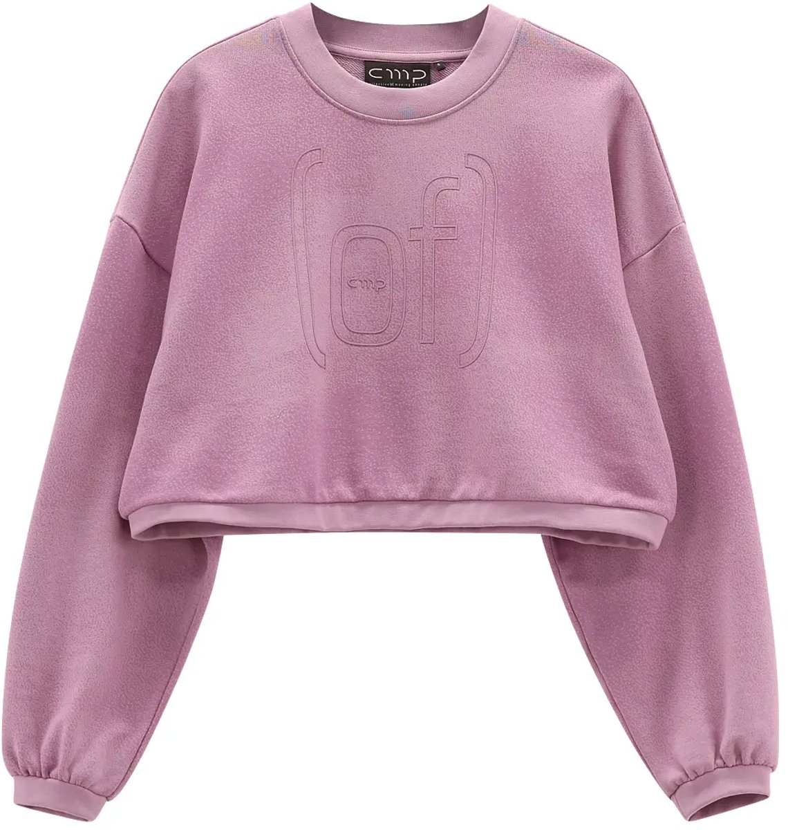 Korte fleece sweatshirt dames CMP Lilla/darker