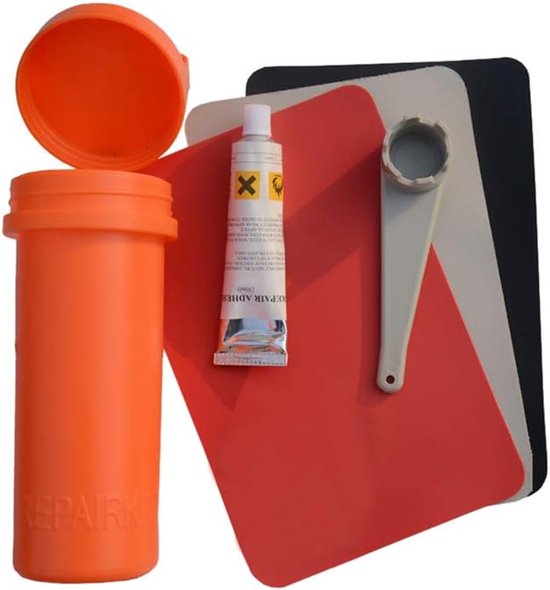 Reparatieset Rubberboot - PVC Boot Reparatie - Watersport Onderhoud - Compleet met Lijm - 170g Pakket - Willekeurig — afbeelding 5