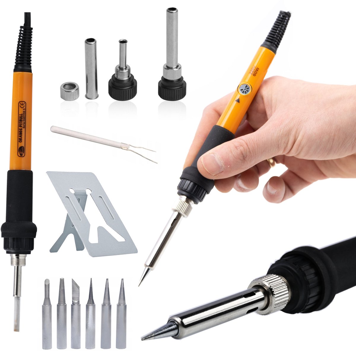 Rosfix Soldeerbout Set OP60W Electric S - Potentiometer 60W - 200–450°C, 220V - Keramisch