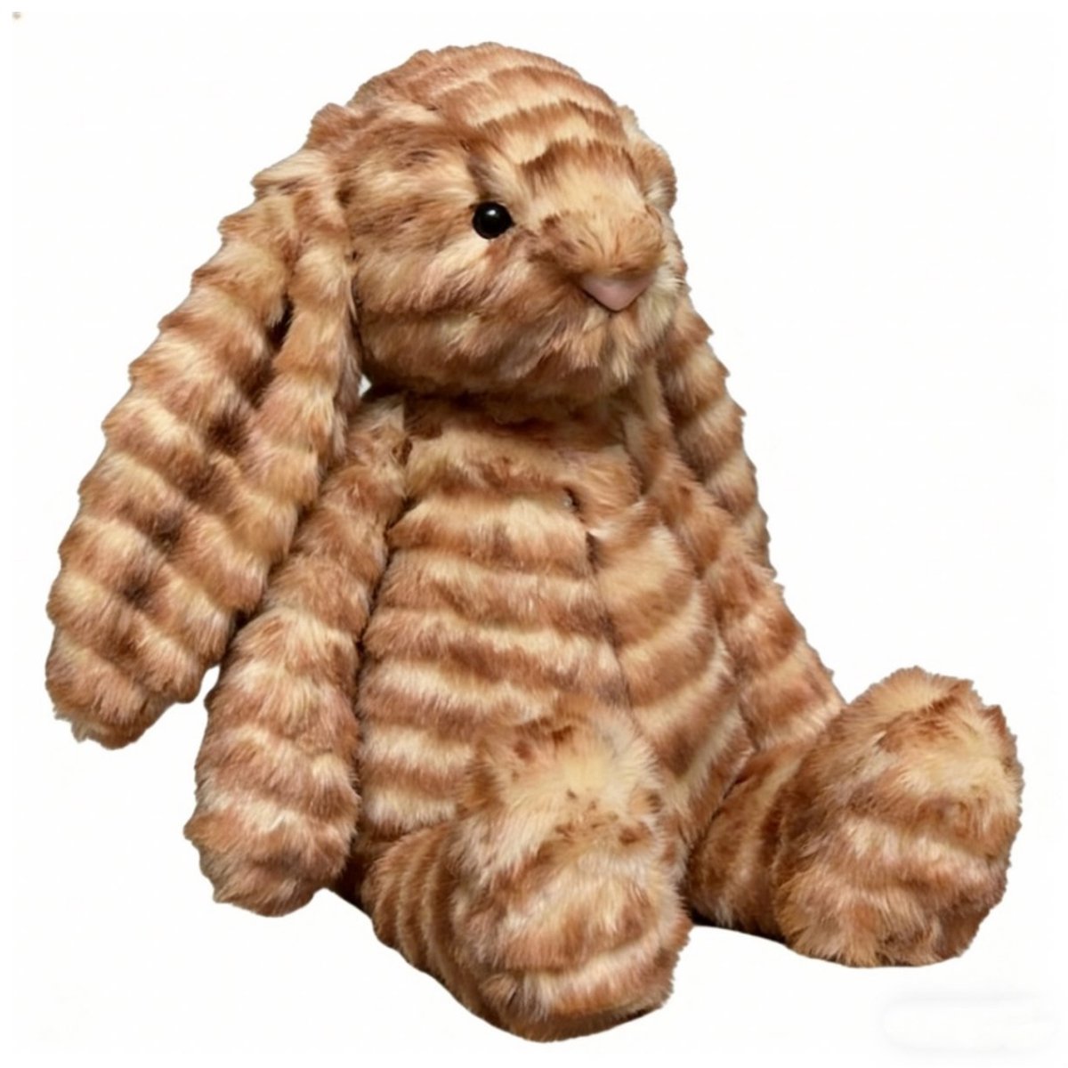 Casalora Pluche Knuffels – Konijn Knuffel 35 cm – Tijgerprint Kawaii Design – Zacht Knuffeldier