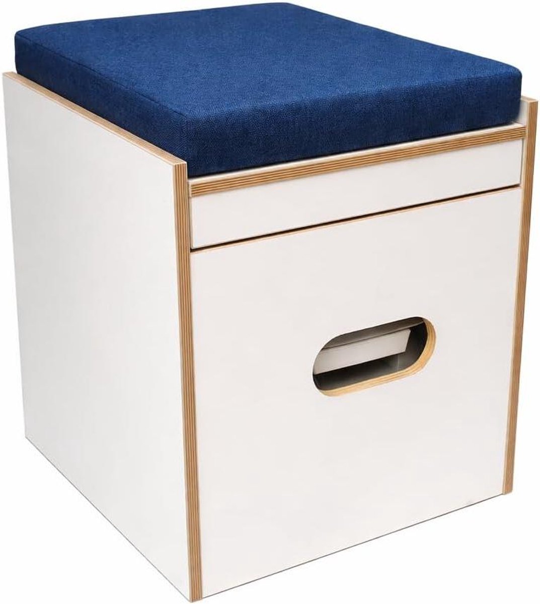 Toiletkast - Porta Potti Kast - Opbergen Toilet - Lichtgewicht Stabiel - 38 x 36.5 x 41.5 cm - Wit