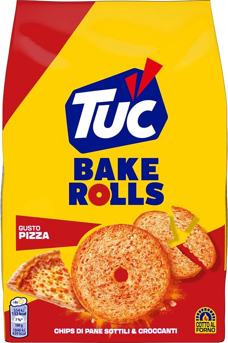 Lu Tuc Bakerolls Mini Pizza Zakje - 10x 80 gr