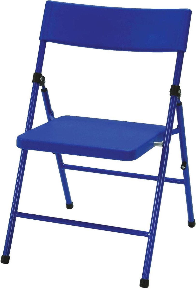 Kinderklapstoel - Kindervouwstoel Stoeltje - Snacks Knutselen Spelletjes - Klemvrije Scharnieren - 355 x 40 x 574 cm - Blauw