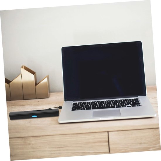 Computer Soundbar - USB Speaker Strip - Muziek Luisteren - 360 Graden Geluid - 20 cm - Zwart — afbeelding 2