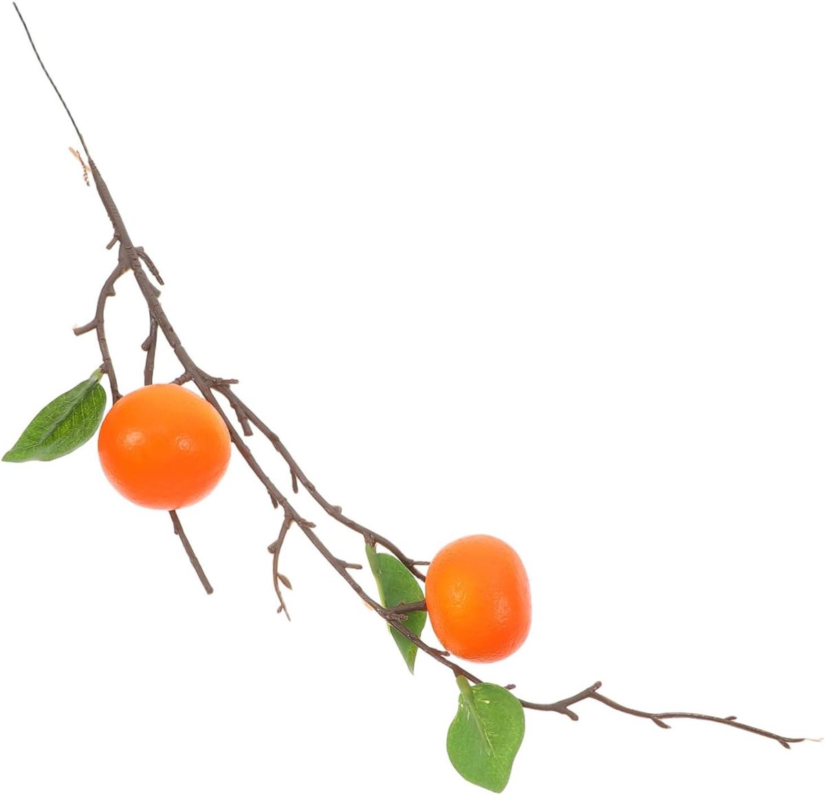 Kunstmatige Oranje Takken - Nep Fruit Decoratie - Huis Verfraaien - Realistisch Ontwerp - 46 cm - Oranje