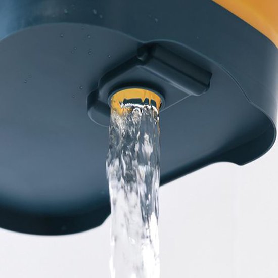 Opvouwbare Wasbak - Camping Afvoerbak - Kamperen Keuken - Geïntegreerde Zeef - 426 cm - Grijs — afbeelding 3