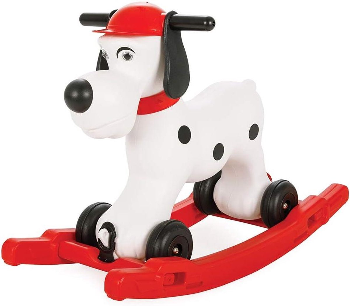 Schommel Hond Speelgoed - Hondje Schommel - Binnen Spelen - Afneembare Bodem - 74 cm Lengte - Wit