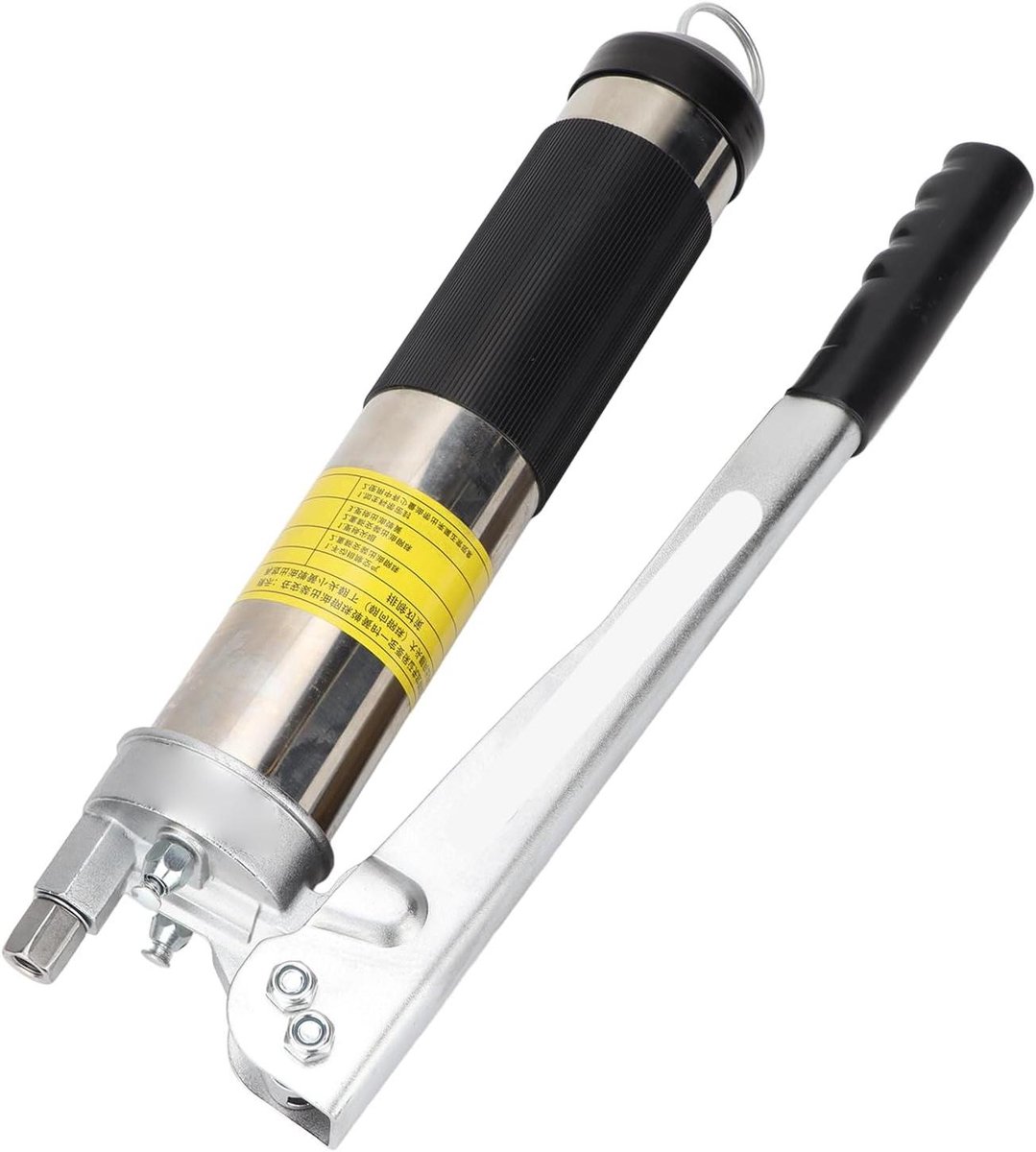 Vetspuit - Smeerpomp - Voertuigonderhoud - Dubbele versnelling - 800 ml - Zilver