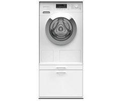 Washcab® Wasmachine Kast - Wasmachine Verhoger - Wasmachine Ombouw - Wit - Base - 120kg draagkracht - 5 jaar garantie