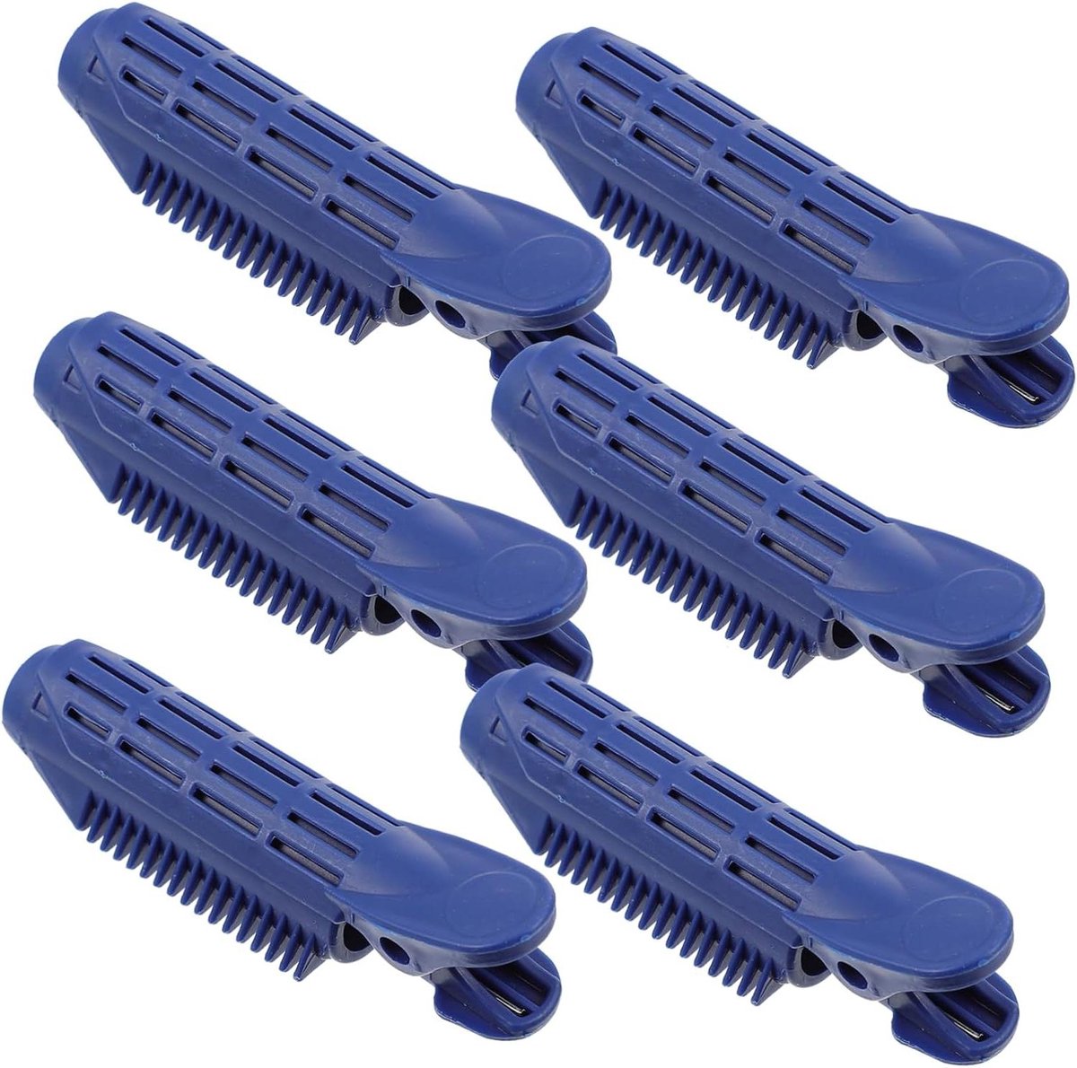 Haarwortelkrulspelden 6 stuks - Haarrollers volumineus - Haar volume geven - Beschadigt haar niet - 104 cm lengte - Marineblauw