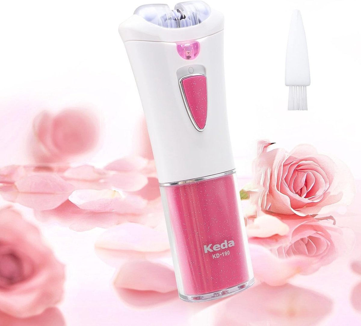 Epilator voor gezicht - Wit - Mini formaat - Titanium messen - Voor vrouwen en lichaam