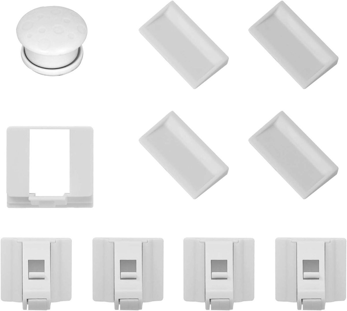 Magnetische kindersloten - Kastbeveiliging - Veilig huis - Onzichtbaar van buitenaf - 4 sloten 1 sleutel - Wit