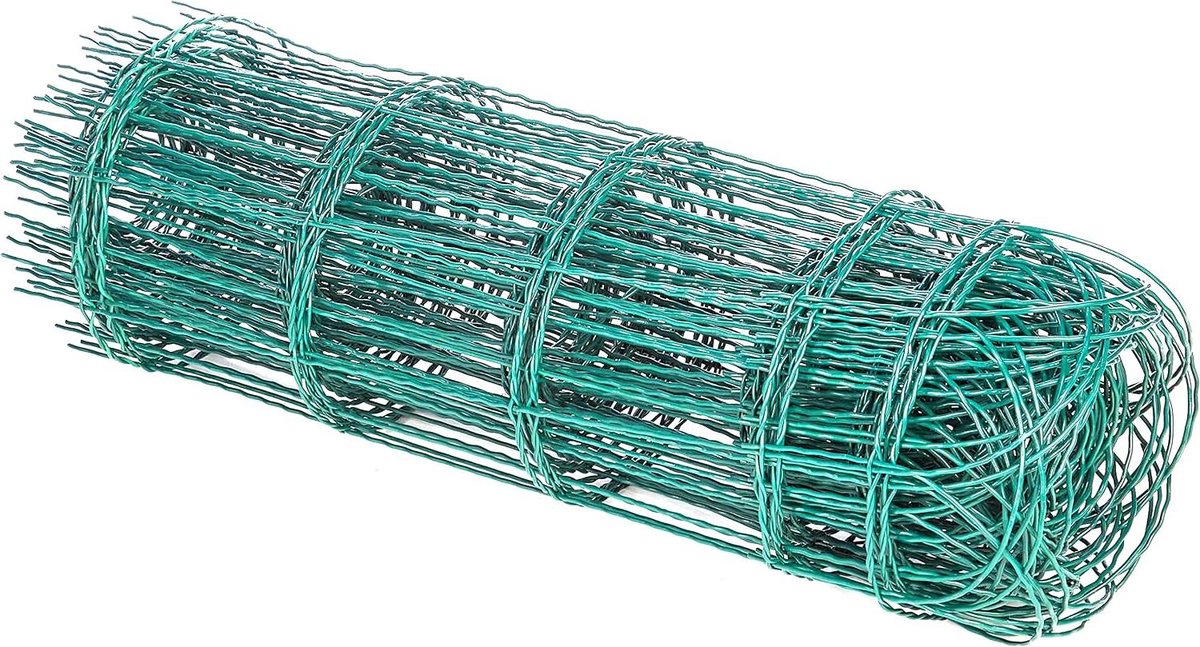 Decoratief Net - Siernet Gaas - Tuindecoratie - Verzinkt PVC - 10 meter 60 cm - Groen