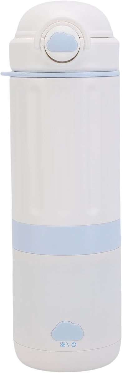 Reiswaterkoker - Draagbare waterfles - Warme dranken maken - 316 Roestvrij Staal - 500 ml - Zilver