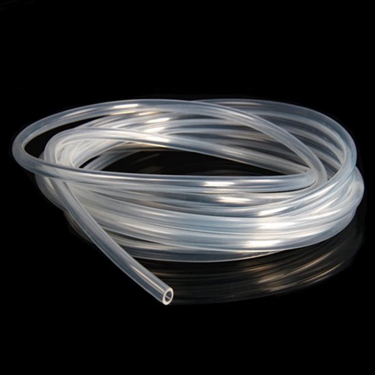 Siliconen Buis 5mm ID - Transparante Rubber Buis - Food Grade - Hoge Temperatuurbestendigheid - Flexibel - 30.5m - Slang