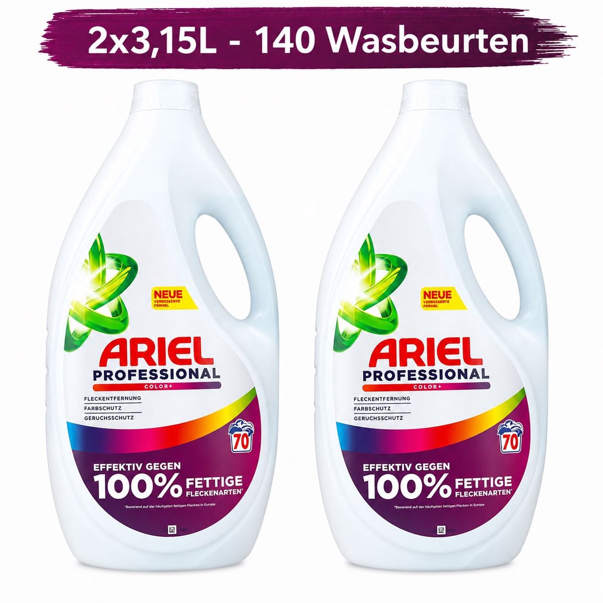 Ariel Professional Vloeibaar Wasmiddel Kleur - 2x3,15L - 140 Wasbeurten