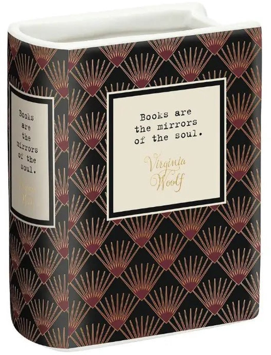 Boekenvaas Virginia Woolf - Vaas