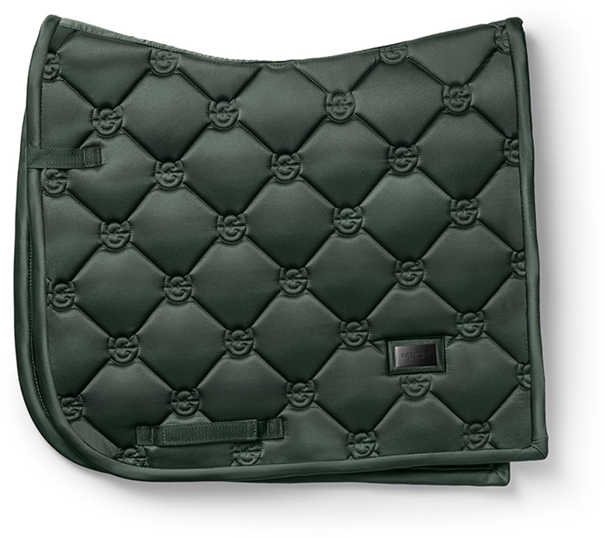Equestrian Stockholm Zadeldek Equestrian Stockholm Satin Sycamore Green Dressuur Donkergroen