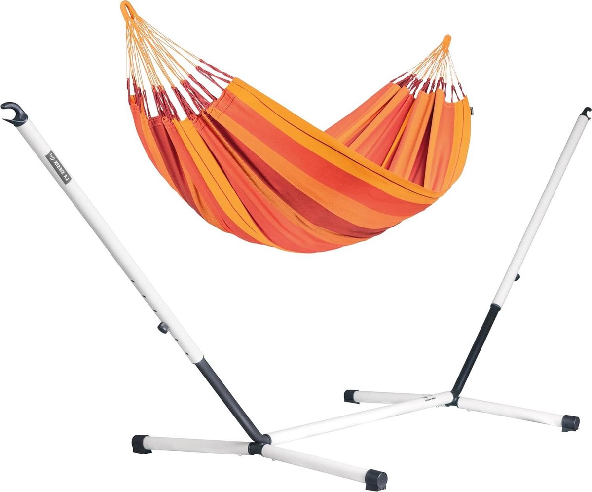 Dubbele Hangmat met Standaard - Hangmat voor 2 personen Staande hangmat - Ontspannen in de tuin
